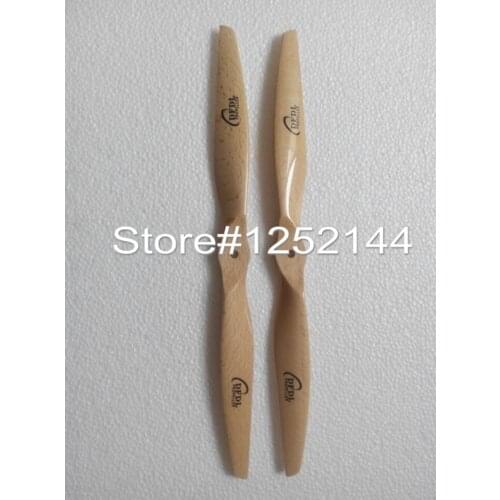 DFDL 2 pcs/lot 12X5/12x6/12x7/12x8 CW CCW Wooden /beech Propeller For RC Electric Airplane Quadcopter Multicopter