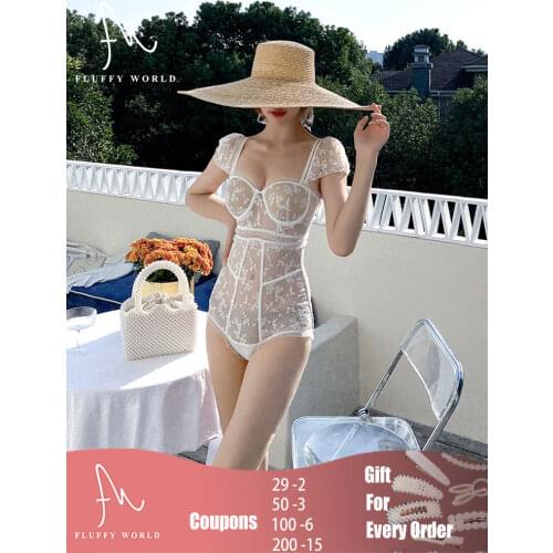 Fluffy World Transparent Swimwear