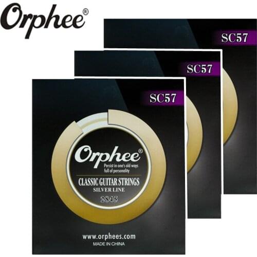 Orphee SC57 028-045 SC55 028-043 Classical Guitar Strings nylon silver jacketed wire Vacuum Packaging guitar parts