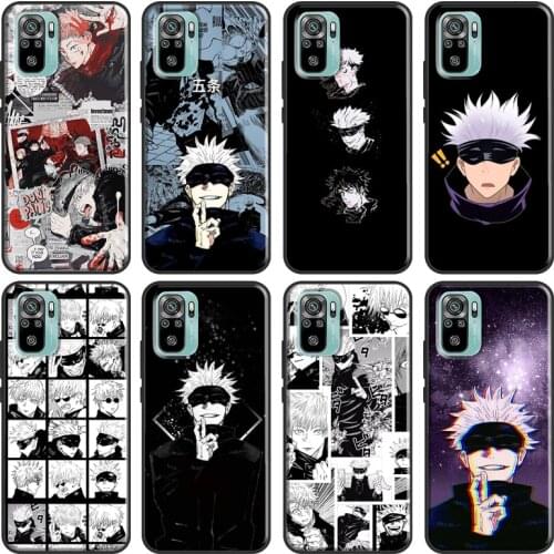 Gojo Satoru Jujutsu Kaisen For Xiaomi Redmi Note 9 8 Pro 8T 9S 7 6 K40 10 Pro Case For Redmi 9A 8A 7A 9T 9C 9 Coque