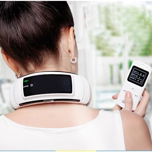Neck Medical 3d Smart Cervical Massager Heating Kneading Neck Electric Magnet Therapy Meridian Health Care Rechargeable