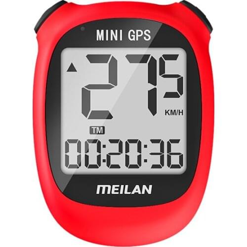 Meilan Newest Youth Edition Red Mini GPS With High End Giftbox GPS Bike Computer and Speedometer
