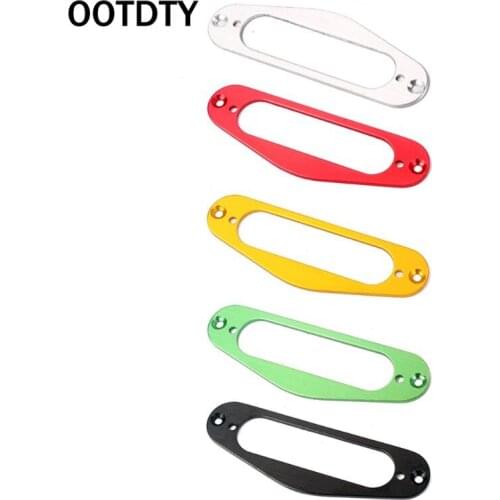 OOTDTY Metal Single Coil Neck Pickup Surround Mounting Ring for TL Tele Style Electric Guitar