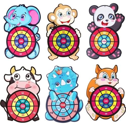 Target Sticky Ball Dartboard Games Creative Throw Outdoor Sports Montessori Basketball Antistress Educational for kids Cloth Toy
