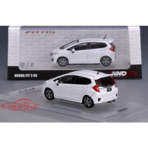 INNO 1:64 Honda FIT 3 RS GK5 Diecast Collection of Simulation Alloy Car Model Children Toys