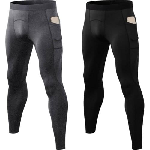 Men Compression Pants Sport Running Leggings Men Gym Skinny Trousers Fitness Exercise Workout Leggings Tights
