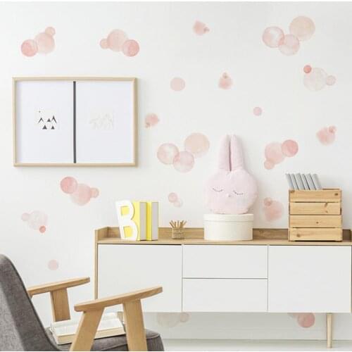 Lovely Dot Removable Self Adhesive Kids Room Wall Stickers Children Home Decor Nursery Wall For Kids Room Wallpaper
