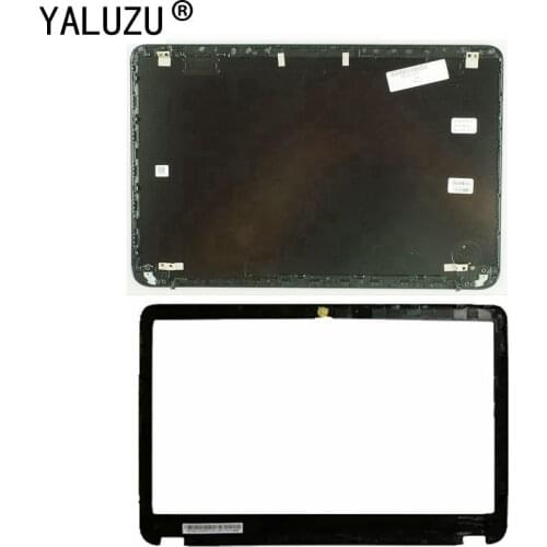 YALUZU Laptop LCD Back Cover/LCD front bezel for HP Envy 6 6-1000 Assembly 692382-001 Black A and B case 7J260