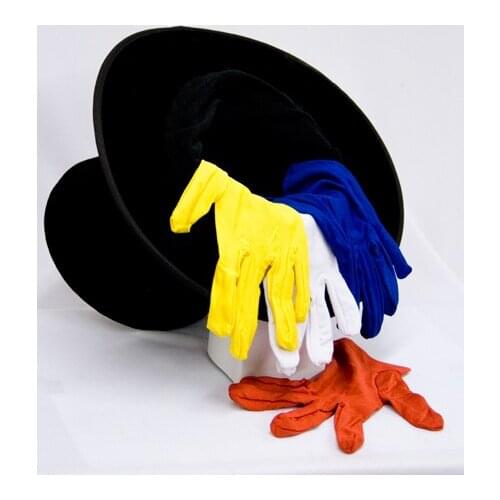 Color Changing Gloves,A multiple Quick Change with gloves! - Stage magic trick, Card magic
