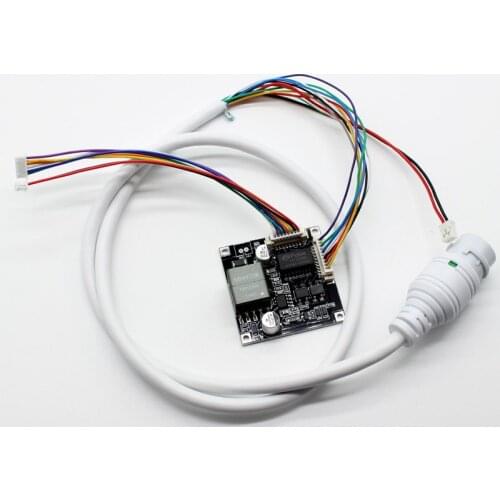 CCTV POE module PCB board Power Over Ethernet 12V output Smart POE IEEE802.3af/at for ip camera with weatherproof POE cable