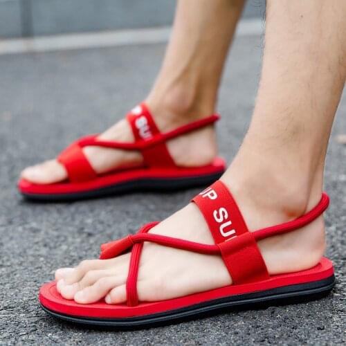 Casual Sandals Comfortable Toe Sandals Mens Flip Flops Beach Slippers Couple Outdoor Summer Quick Dry