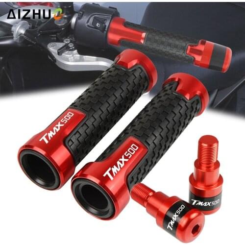 TMAX 500 Motorcycle Accessories FOR YAMAHA TMAX 500 2008-2016 2009 2010 2012 2014 Handlebar Grips Handle Bar Cap End 7/8"22mm