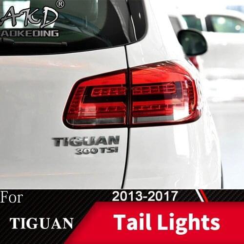 Tail Lamp For Car VW Tiguan 2013-2017 LED Tail Lights Fog Lights Daytime Running Lights DRL Tuning Cars Car Accessories