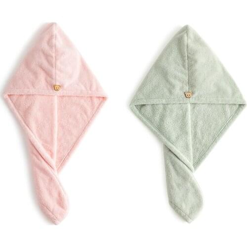 Women Bathroom Super Absorbent Quick-drying Thicker microfiber Bath Towel Hair Dry Cap Salon Towel rapid drying hair towel