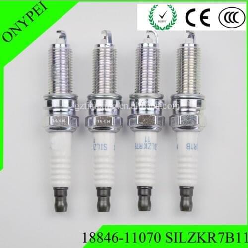 4-6 PCS IRIDIUM SPARK PLUG SILZKR7B11 SILZKR7B-11 for 18846-11070 1884611070 VXUH22I IXUH22I IXUH22 RER10WMPB4 9023
