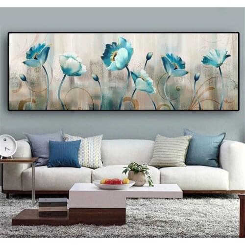 Diamond Painting Abstract flower art Full Drill Square DIY Diamond Embroidery Cross Stitch Mosaic round Rhinestone A636