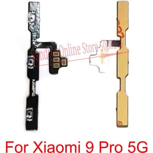 Power Volume Side Key Button Flex Cable For Xiaomi Mi 9 Pro 5G Xiaomi 9Pro 5G Volume Power ON OFF Switch Buttons Flex Cable