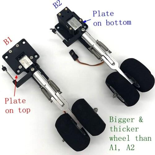 DIY RC Plane Retractable Landing Gear with 40g Retract