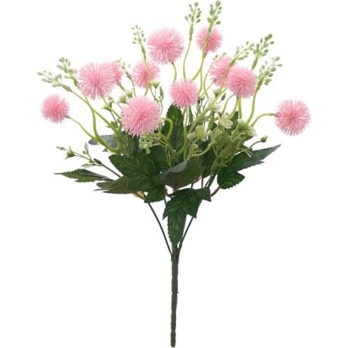 1pc Lifelike Artificial Dandelion Realistic Plastic Artificial Flower Fake Flower For Wedding Party Photography Props Home Decor