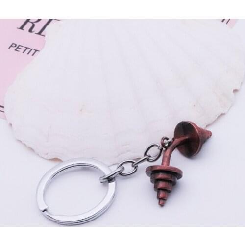 Hot Fashion Accessorie Keychain Dumbbell Discus Barbell Key Ring Fitness Charm Key Chain Designer Gift Coach Souvenir Gift
