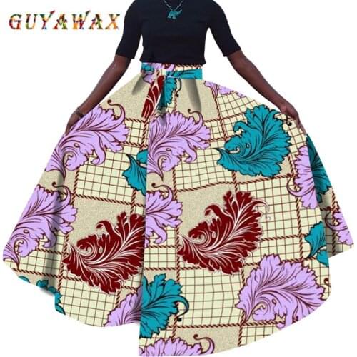 Fashion Skirts 2021 Women Vintage Plaid Check Long Skirts High Waist Casual Loose Belted Pleated Maxi Skirts Plus Size