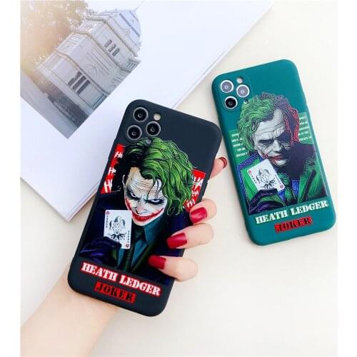 Clown soft case for iphone 12 MINI 11 pro x xs max xr 8 7 plus SE 2 silicon phone cover 3d Relief film luxury coque fundas capa