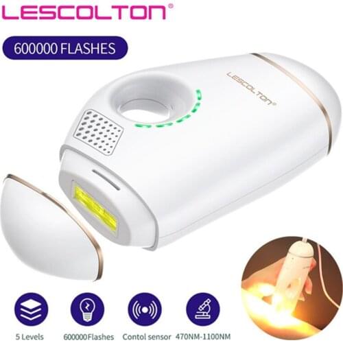 Newest Mini Portable IPL Epilation T019 600000 Flashes Home Use Painless Photon Laser Device Heart Type Cute Shape Hair Removal