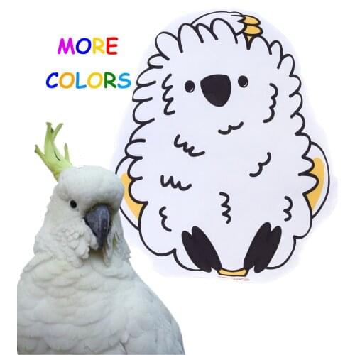 Cockatoo Plush, Pillow, Umbrella Cockatoo Plush, Cushion, Bird, Parrot, Gift Height 40 cm (15,75 inch), Width 33 cm (13 inch)