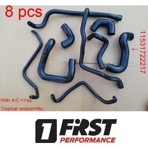 Radiator heater coolant hose for BMW E30 M20 320i 325i 325ix 325e 11531722218 11531718980 11531287651 11531718982 11531722743