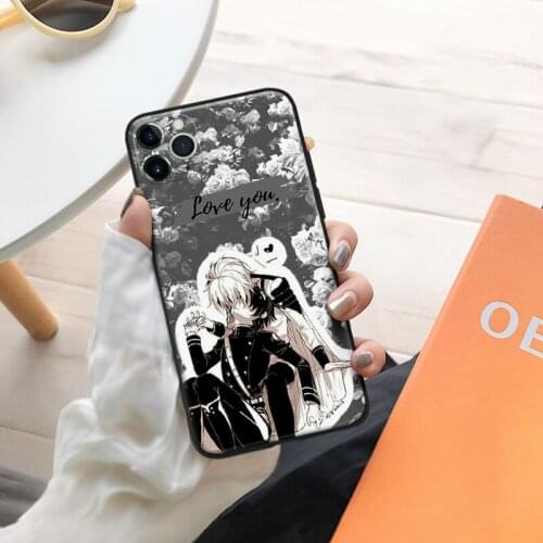 Seraph of the end yuichiro x mika For IPhone Se 6 6s 7 8 Plus X XR XS 11 12 Mini Pro Max Glass TPU Silicone Phone Case Cover