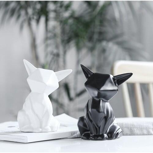 Nordic Decor Ceramic Fox Ornaments Rustic Home Decor Room Decor Fashion Home Decoration Moderen Room Decoration For Home