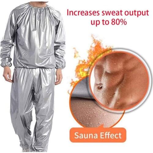 Sports Sweating Sauna Clothes Shaper Shirt Heavy Duty Fitness Weight Loss Sport Suit Exercise Anti-rip Black Workout Fitness