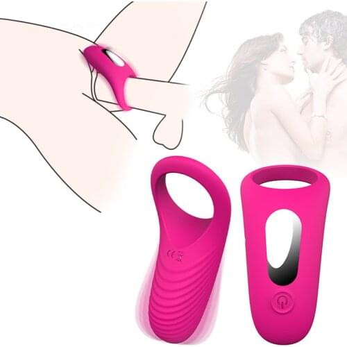 Testis Clitoris Stimulation Multi-frequency Vibrator Sex Toys For Couples Delay Ejaculation Penis Rings Wireless Remote Control