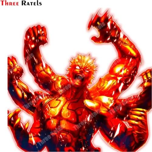 Three Ratels B84 Six Arms Of Asura Anime Game Sticker For Passat B6 Car Stickers Auto Accessory Decoration Decals Vinyl Material