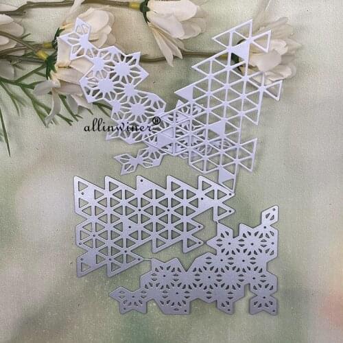 Triangular irregular decoration Metal Cutting Dies Stencils Die Cut for DIY Scrapbooking Album Paper Card Embossing