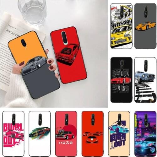 YJZFDYRM Tokyo Drift Sport Car JDM Phone Case Cover For Oppo A5 A9 2020 A5S Reno2 z Renoace 3pro Realme5Pro