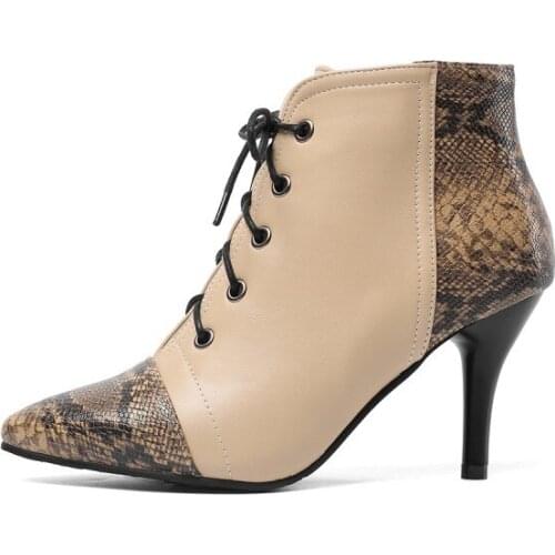 Big Size 9 10 11-15 boots women shoes ankle boots for women ladies boots shoes woman winter Cross strap