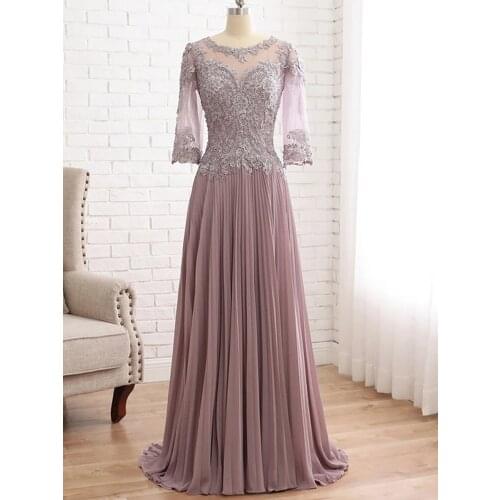 Evening Dress Long Party For Women White Flower Latern Full Sleeves Dubai Prom Gown Luxury Elegant 2021