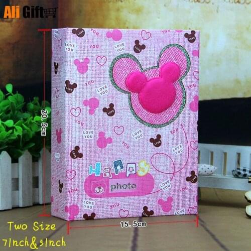 5 Inche 200photos 7 inch 100photos Insert Pockets Children Album Cartoon Interleaf Handmade DIY Photo Albums Birthday Gift