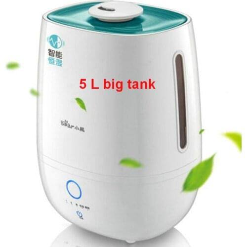 5L big humidifier home low noise bedroom office 220v aroma diffuser intelligent humidity bacteriostatic purification