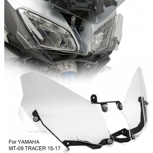 Motorcycle Accessories Grille Headlight Protector Guard Lense Cover For YAMAHA MT-09 TRACER 2015 2016 2017 MT09 Tracer