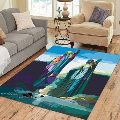 Argonath lord of the ring Carprt Rug for Living Room Bedroom Decoration Home Non-slip Rugs Floor Mat Dropshipping