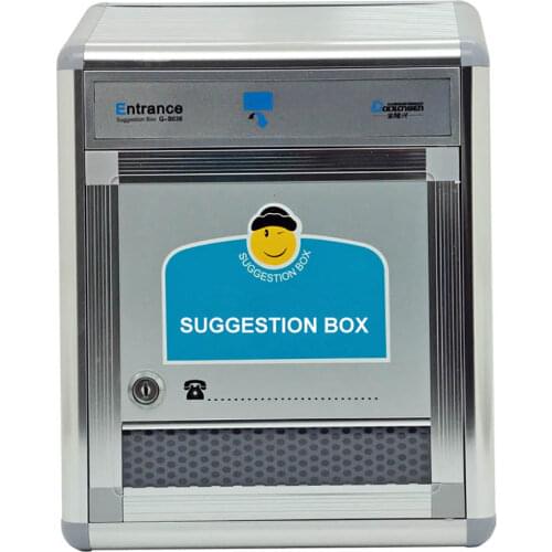 B036 Metal Suggestion Box with Flap Drop Door Big Size