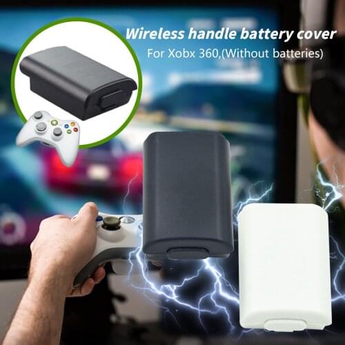 Battery Cases Cover For X-box 360 Game Machine With Sticker Wireless Controller Battery Cases For Game Console Props