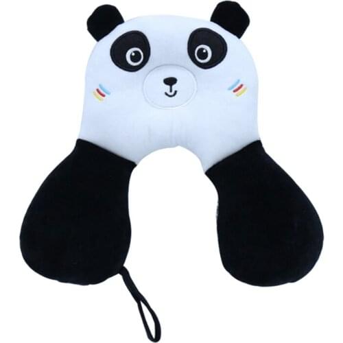 Baby Sleep Protection Cute Animal U Shape Car Seat Soft Cushion Baby Pillows