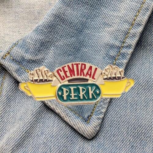 DZ449 Friends TV Show Enamel Pin Brooch Backpack Collar Hat Badge Lapel Pin Women Men Jewelry Gifts