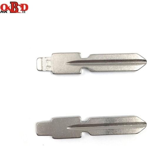 HKOBDII 10 pcs/lot Metal Blank Uncut Flip KD Remote Key Blade Type 11# for Benz 126 124 W140 S320 4 Track Car Blank Replacement