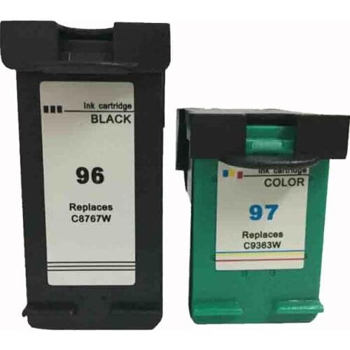 Einkshop 96 97 Refilled Ink Cartridge Replacement For HP 96 97 Deskjet 5740 6540 6840 Phtosmart 2610 2710 8030 8150 8450 printer
