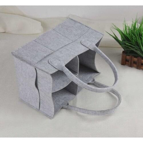 Basket Nursery Storage Polyester Bin Durable Practical Eco-friendly Baby Diaper Wipes Caddy Infant Nappy Organizer grid storage