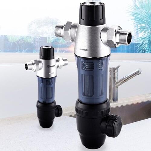 Kitchen Stainless Steel Water Filter Household Water Filter Tap Water Pipe Filter